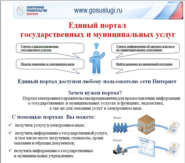Памятка госуслуги
